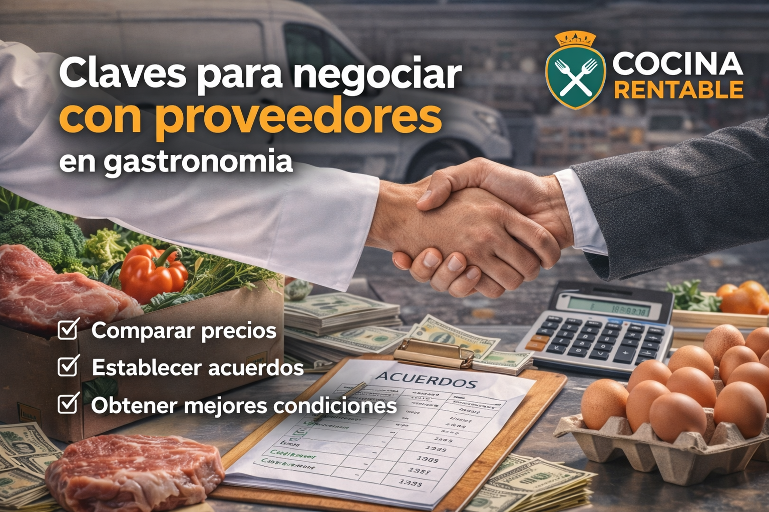 Claves para negociar mejor con proveedores en gastronomía